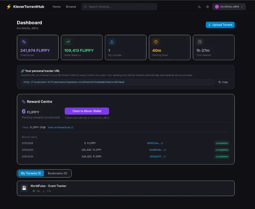 KTorrent Hub screenshot 2