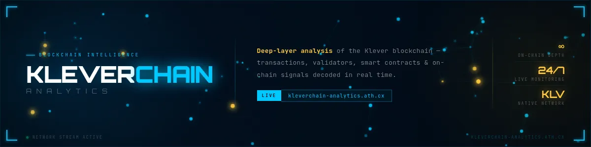 Kleverchain Analytics banner